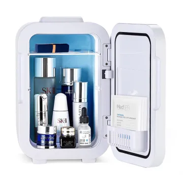 Skincare 8L Makeup Cosmetic Mini Fridge Mirror