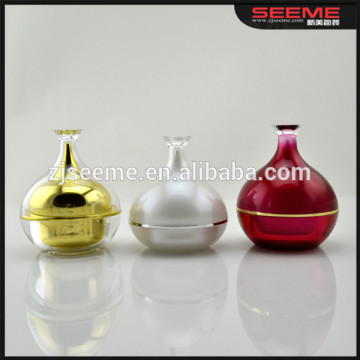 30g 50g New shaped acrylic plastic jar cosmetic face cream eye cream jar packaging