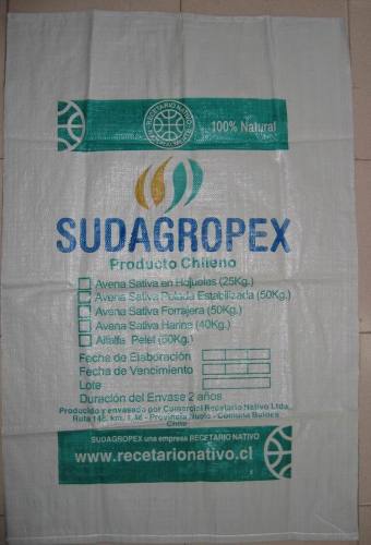 PP Woven Bag for Filling Animal Feed (recycled)