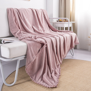 European-style Super soft multi solid color blanket