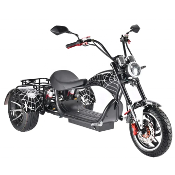 Armazém dos EUA/UE: venda a quente 60V 20AH 1500W 2000W Electric Scooter de três rodas com bateria de lítio