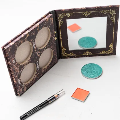 Waterproof Cosmetic 4 Colors Eyebrow Powder Eyebrow Box