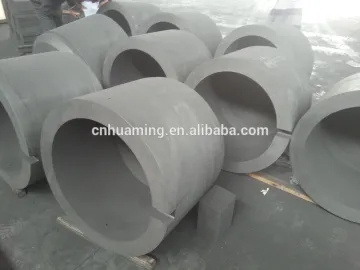 highly pure graphite crucible for melting aluminum, steel, gold, copper