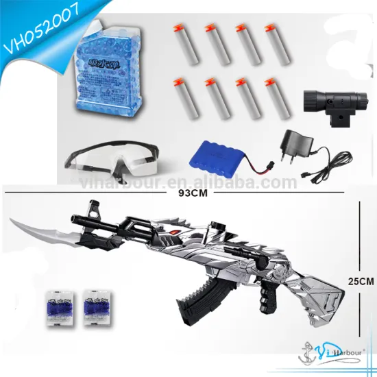 Water Bullets Imitation Plastic Sniper Rifle Toy Gun Safe for Kids