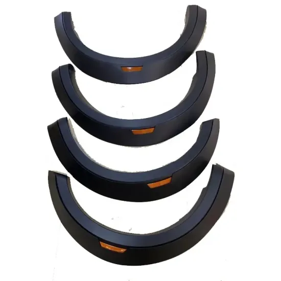 Wheel Lip Splash Guards Fender Flares with Reflector for F150 2015-2017