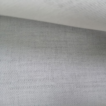 Tecido de camisa mista de náilon e linho branco