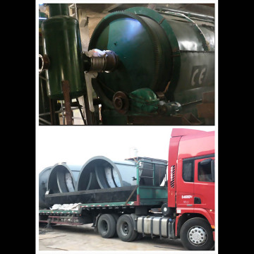 Used tyre pyrolysis carbon black and fuel oil