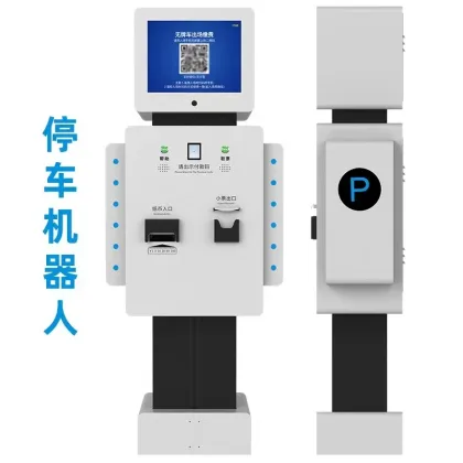 Parking lot intelligent charging robot