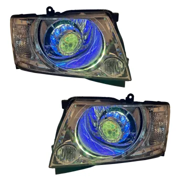 Customized Halo Shroud Angle LED Headlights for Nissan Patrol Y61 GU4 GU5 GU6 GU7 GU8 GU9