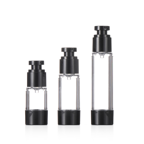 Black Plastic Airless Pump Bottles for Sale