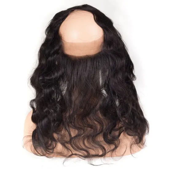 Wholesale Virgin Hair Natural Hairline 360 Lace Frontal Closure With Baby Hair