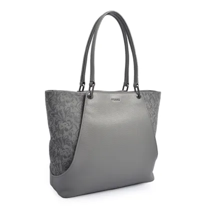 Cabata Leopard-Embossed Leather Tote Bedford leather Bag