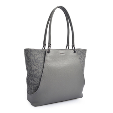 Cabata Leopard-Embossed Leather Tote Bedford leather Bag