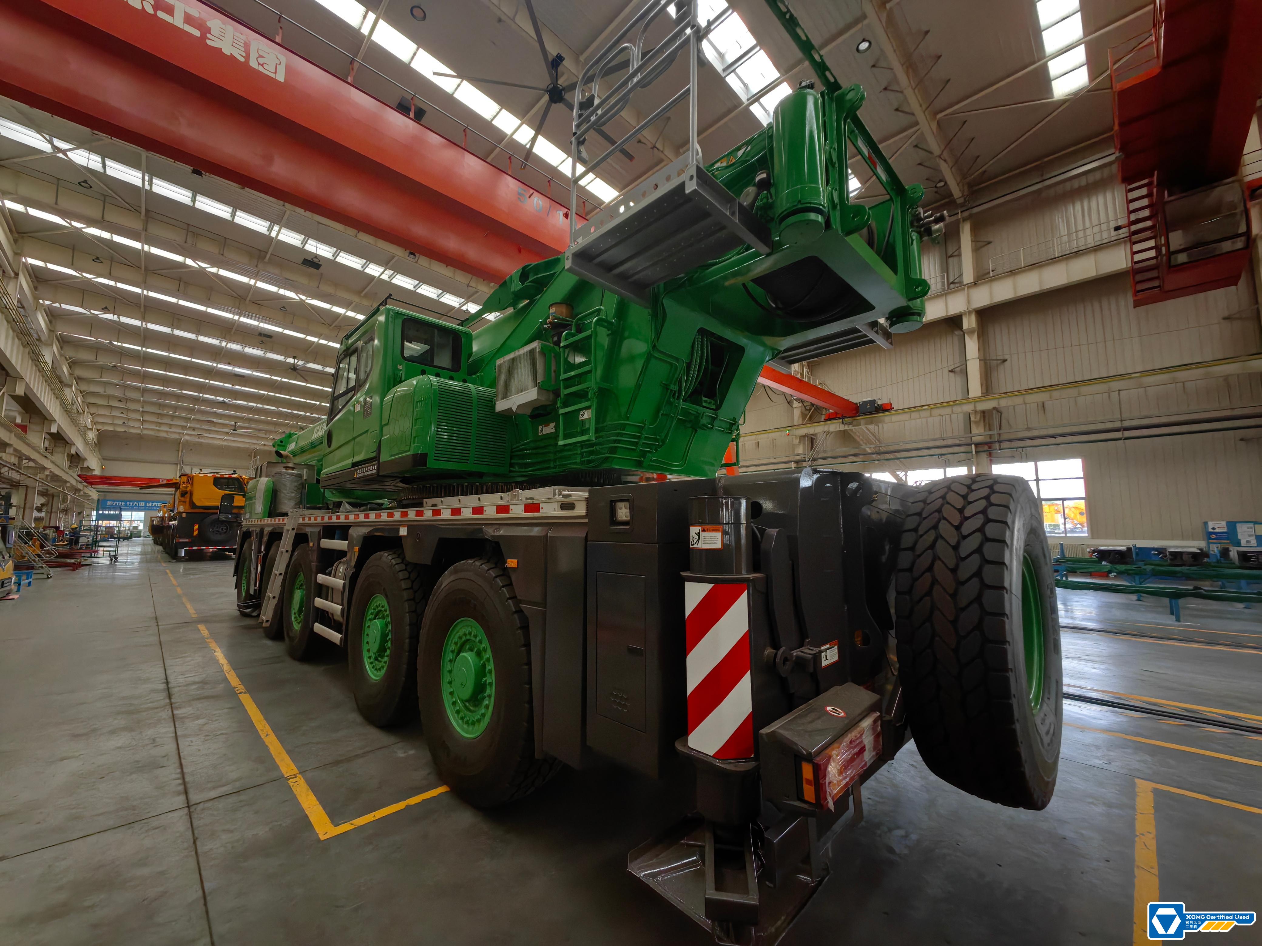 the rear of the used truck crane-XCA260C