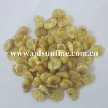 roasted and salted broad bean split