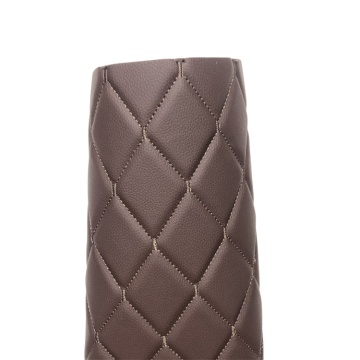 PVC Print Leather Factory Direct Selling Quilted Sponge Leather for Car Seat Covers