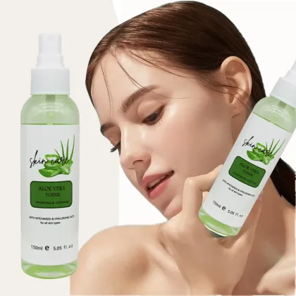 Aloe Vera Hydrating Moisturizing Face Toner Rose Water Spray