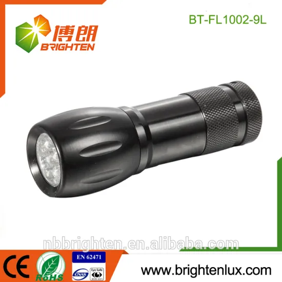 Wholesale Cheap Price Emergency Usage OEM Aluminum Alloy Pocket CE Rohs 9 Led Flashlight portable torch light