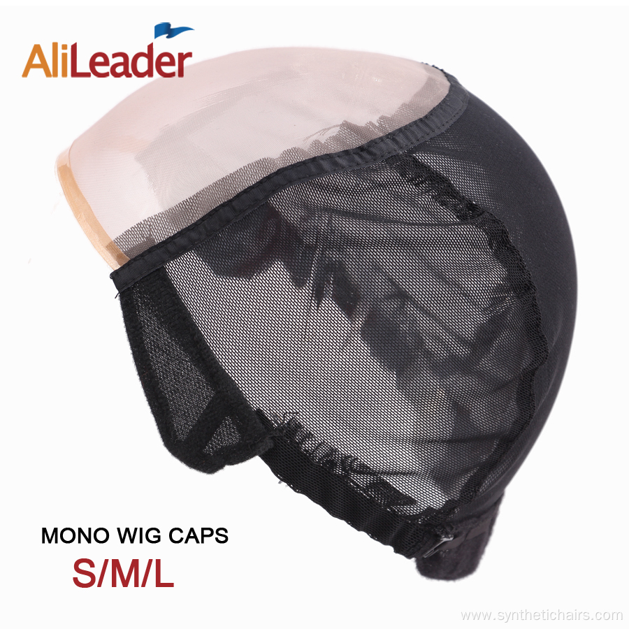 Monofilament Net MONO Wig Cap With Adjustable Strap