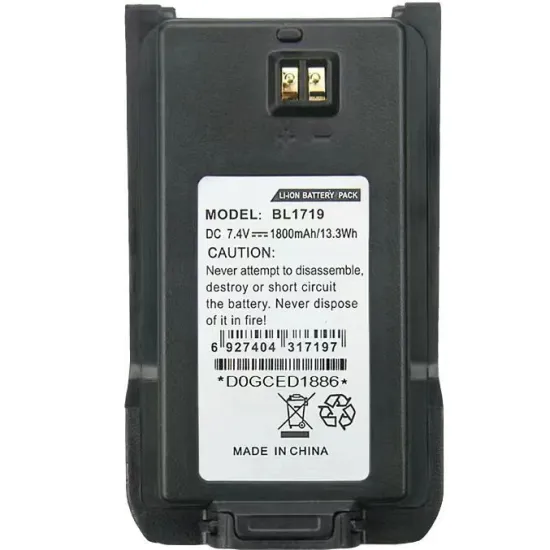 Wholesale 7.4V 1800mAh 13.3Wh Walkie Talkie Battery Pack BL1719