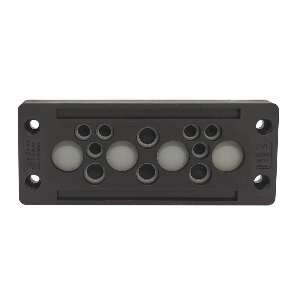 KDP/N Cable Entry Plate closed perforation