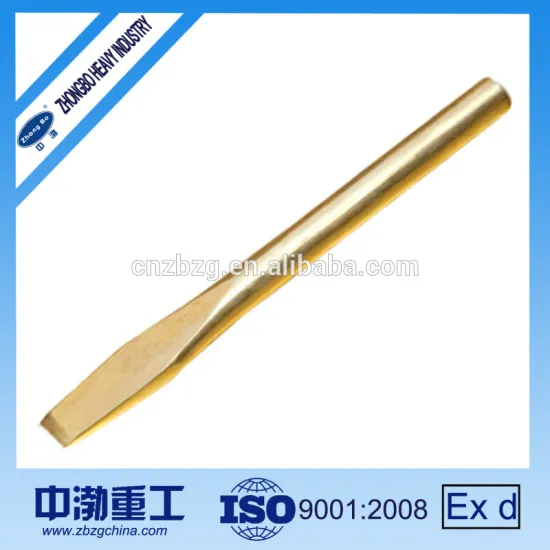 Anti-magnetic Flat Chisel for backing-off cutting