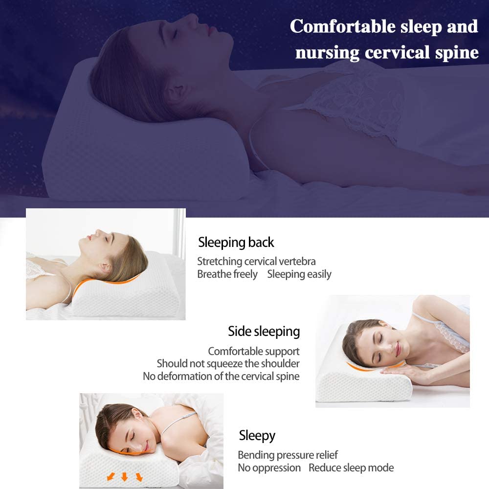 Contour Memory Foam Pillow Bamboo
