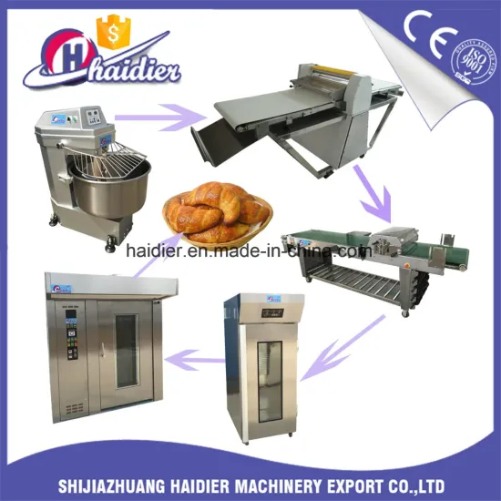 Catering Equipment Croissant Line Bread Bakery Machinery Line for Bakery