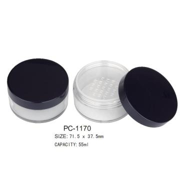 Cosmetic Round Empty Loose Powder Case PC-1170