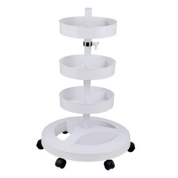 New Floor Stand Eyelash Extension Cosmetic Lamp with LED Magnifying Lamp and Salon Trolley