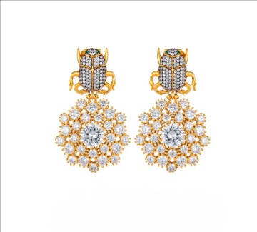 Pendientes de insectos de cristal: brillo de estilo con joyas únicas