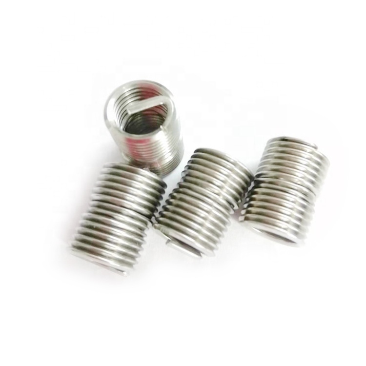 Factory Supply Stainless Steel Screw Fasteners Locking Inserts Natural Surface Treatment Machinery Application Packed Cartons