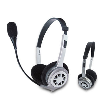 Lightweight Wired Computer Headphones with Rated Power of 100mW and CE Marked