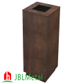 Corten Steel Flower Pot for Outdoor