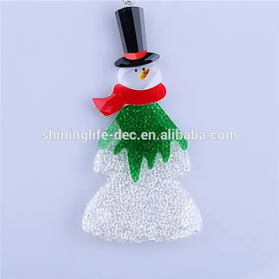 Snowman and Xmas tree ornament new style festival decoration