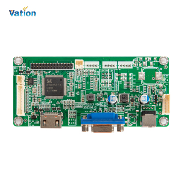 RTD2513 Lembaga Pengawal HDM-LVDS-1920x1200/1920x1080, VGA/HDMI/DC, Perintah DDC
