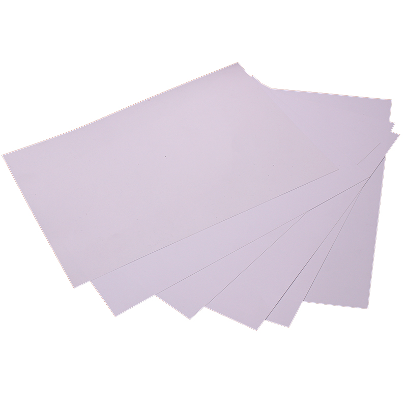 Inkjet mencetak lembar pvc putih