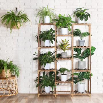 Flexible Combination Tall Plant Shelf Indoor