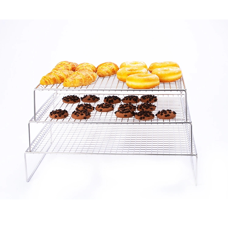 LANEJOY 3-Tier Stackable Cooling Racks for Cooking and Baking