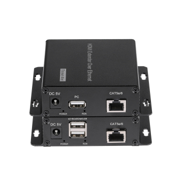 1080P KVM HD-MI Extender - 200 Meters Over Single CAT5E/6 Transmitter Receiver