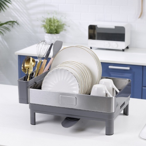 1 Tier 304 Stainless Steel Dish Rack Hot Sale 304 Stainless Steel Dish Drying Rack Factory