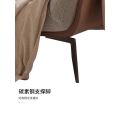 Chaise salon en lin en coton minimaliste italien