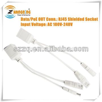 Power over ethernet passive POE set for CCTV camera