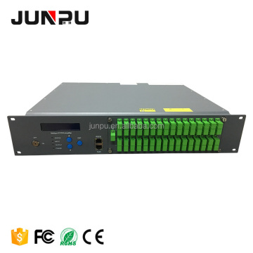 FTTH WDM EDFA 32 Port Optical Amplifier with 22dBm Per Port Price