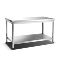 Stainless steel dining table