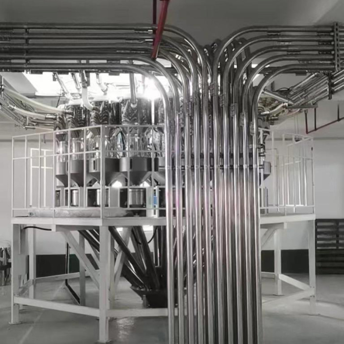 Sistem pencampuran dan dosis blender gravimetri