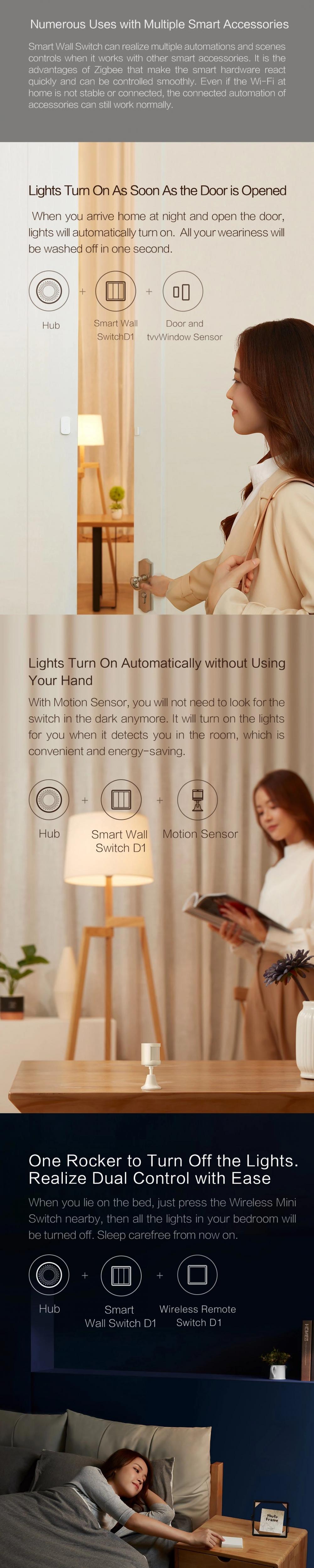 Aqara D1 Smart Wall Switch Aqara D1 Smart Wall Switch