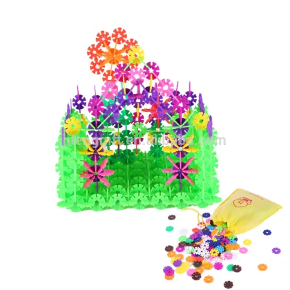 snowflake building blocks magna tiles toys