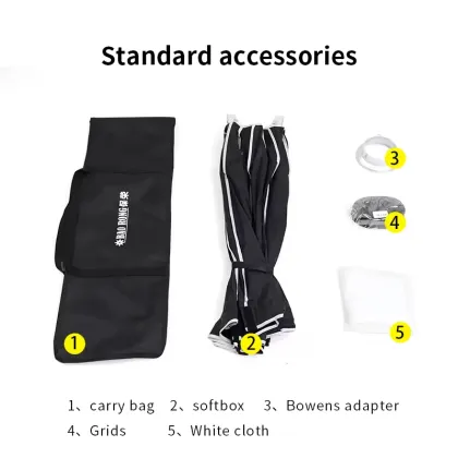 Triopo Deep Parabolic Softbox SunLight Series SL-60 Grid Attachable Photography Lighting