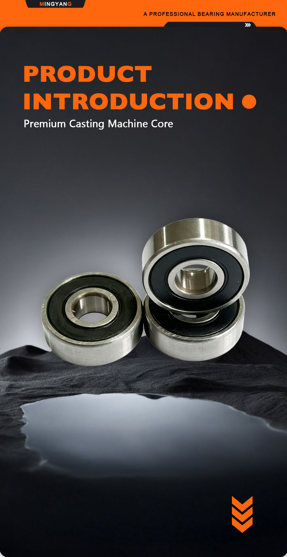 608‑2RS Rubber Sealed Deep Groove Ball Bearing x